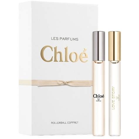 chloe perfume rollerball set|perfumes with rollerball applicators.